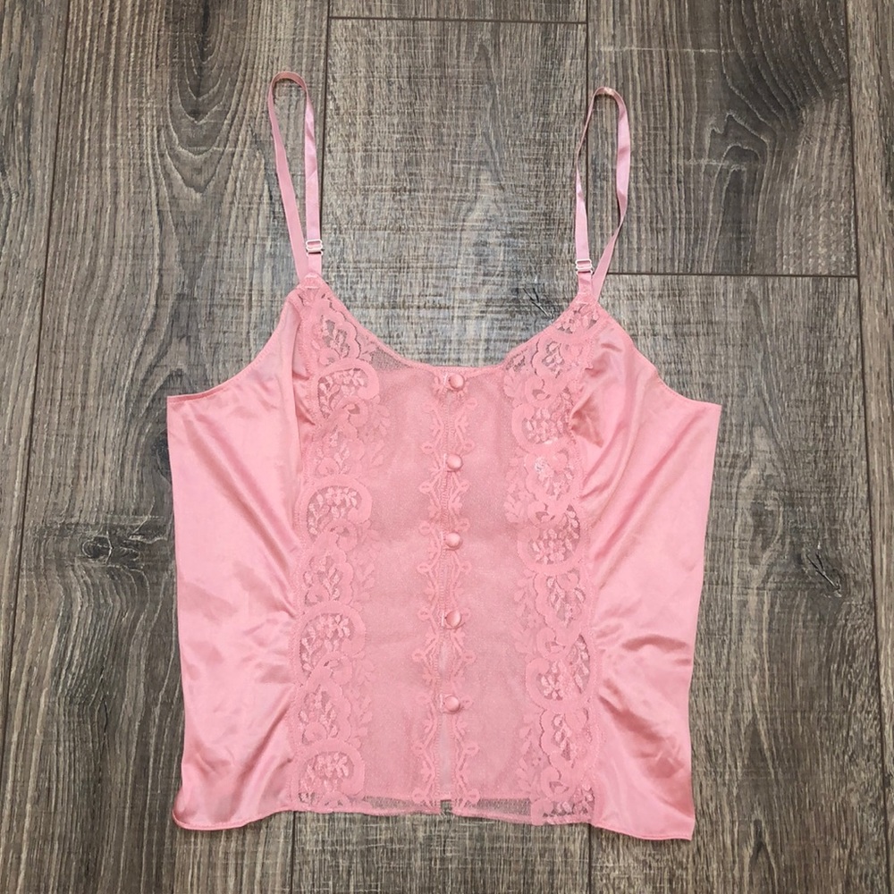 Vintage Herson Kickernick Pink Cami Size 34